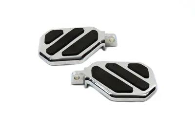Wyatt Gatling Chrome Mini Peg-Board Set with 3 Pad Design for Engine Guards by Wyatt Gatling