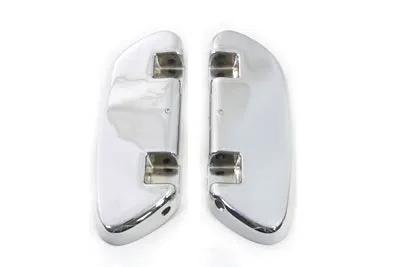 Wyatt Gatling Passenger Footboard Set with Flame Design for Harley Davidson FLT by Wyatt Gatling