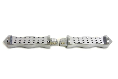 V-Twin Chrome Form Factor Footpeg Set Druid Style for Harley-Davidson Softail by V-Twin
