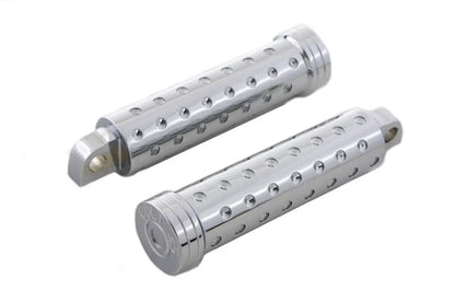 Wyatt Gatling Chrome Colt 45 Footpeg Set for Harley Softail Models by Wyatt Gatling
