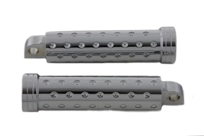 Wyatt Gatling Chrome Colt 45 Footpeg Set for Harley Softail Models by Wyatt Gatling