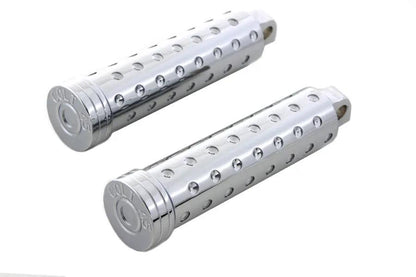 Wyatt Gatling Chrome Colt 45 Footpeg Set for Harley Softail Models by Wyatt Gatling