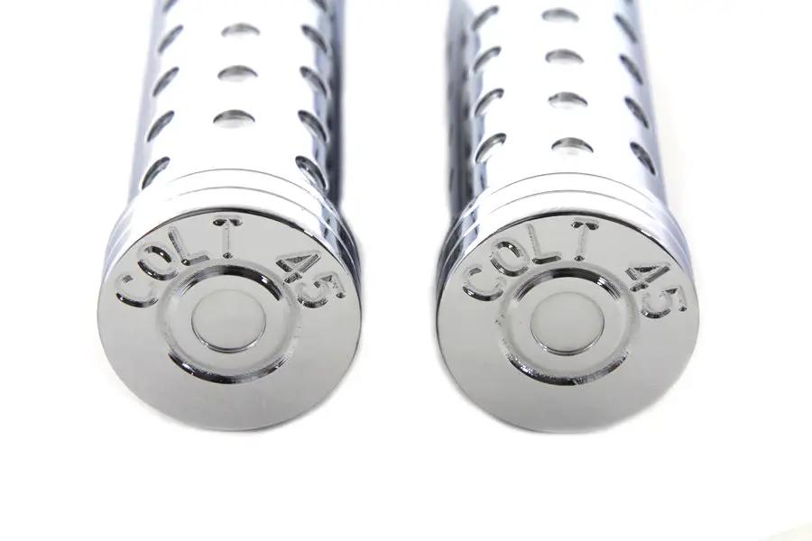 Wyatt Gatling Chrome Colt 45 Footpeg Set for Harley Softail Models by Wyatt Gatling