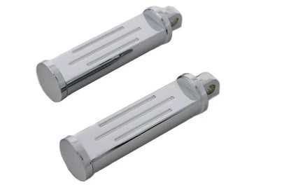 Wyatt Gatling Chrome Ball Milled Footpeg Set for Harley-Davidson Softail by Wyatt Gatling