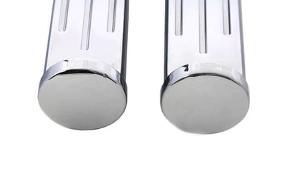 Wyatt Gatling Chrome Ball Milled Footpeg Set for Harley-Davidson Softail by Wyatt Gatling