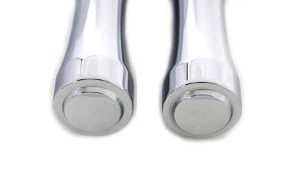 Wyatt Gatling Chrome Contour End Footpeg Set for Harley-Davidson Softail Models by Wyatt Gatling