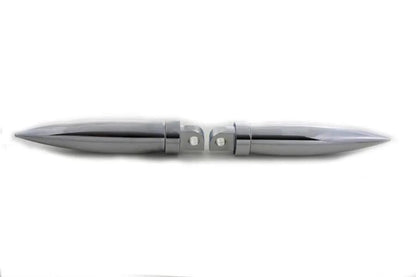 Wyatt Gatling Chrome Long Torpedo Style Footpeg Set - 7-7/8 Inches by Wyatt Gatling