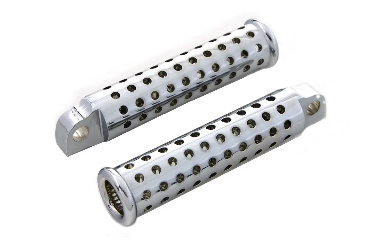 Wyatt Gatling Chrome Silence Footpeg Set for Harley Softail Models by Wyatt Gatling