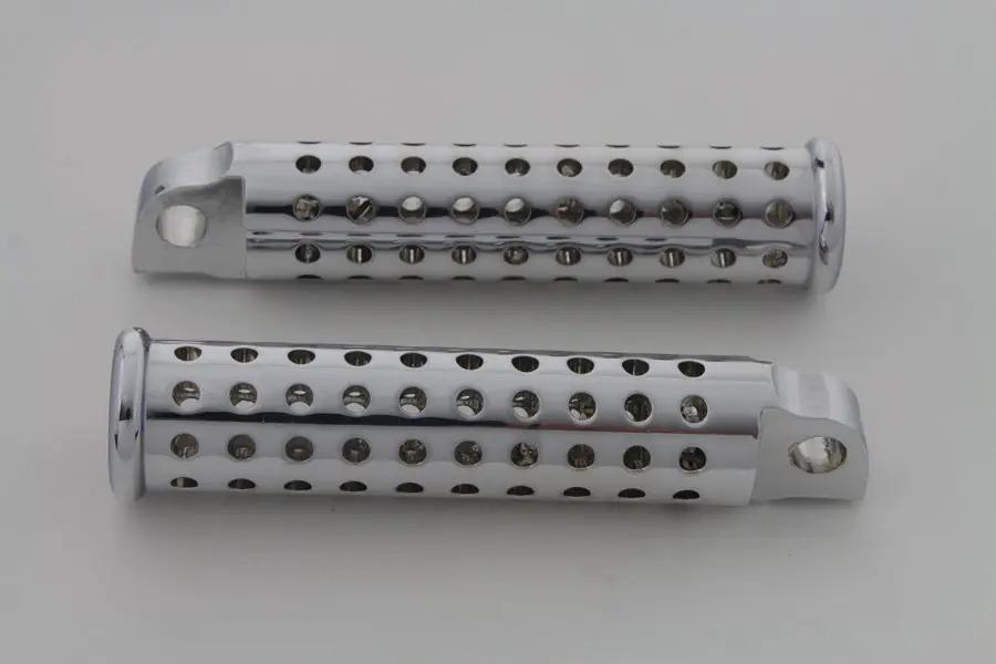 Wyatt Gatling Chrome Silence Footpeg Set for Harley Softail Models by Wyatt Gatling