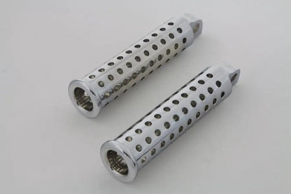 Wyatt Gatling Chrome Silence Footpeg Set for Harley Softail Models by Wyatt Gatling