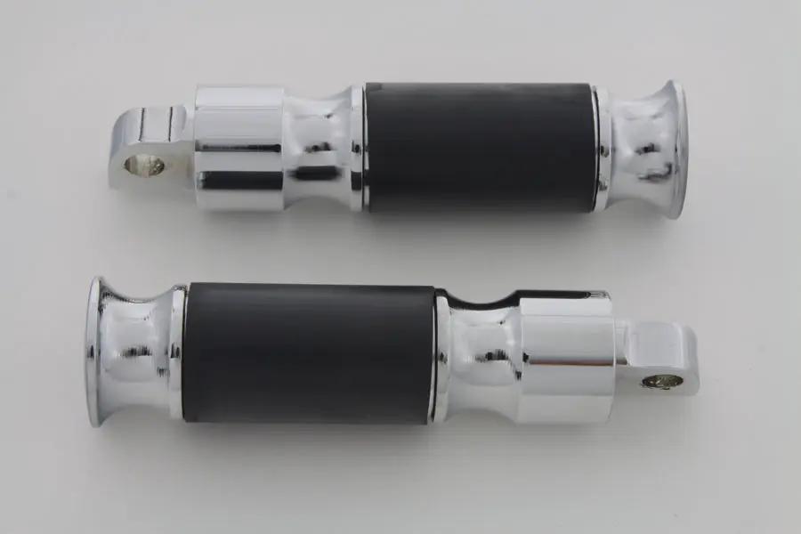 Wyatt Gatling Groove Contour Vibra Cushion Peg Footpeg Set for Harley Softail by Wyatt Gatling