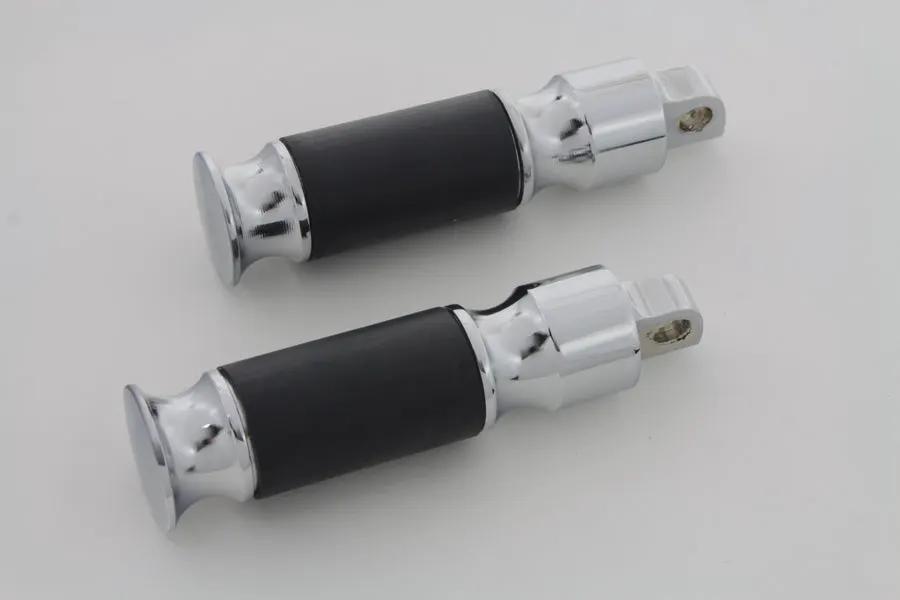 Wyatt Gatling Groove Contour Vibra Cushion Peg Footpeg Set for Harley Softail by Wyatt Gatling