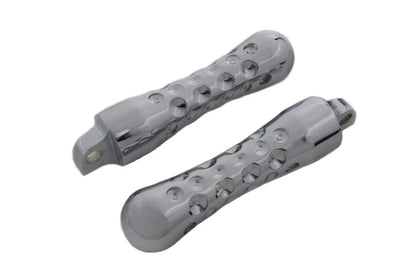 Wyatt Gatling Chrome Contour Agostinni Footpeg Set for Harley-Davidson Softail by Wyatt Gatling