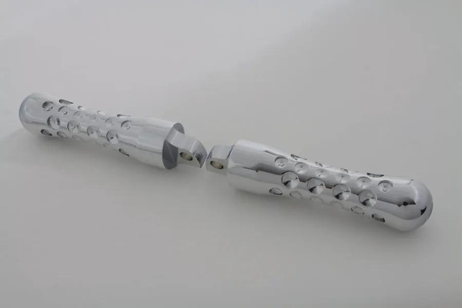 Wyatt Gatling Chrome Contour Agostinni Footpeg Set for Harley-Davidson Softail by Wyatt Gatling