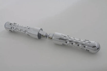 Wyatt Gatling Chrome Contour Agostinni Footpeg Set for Harley-Davidson Softail by Wyatt Gatling