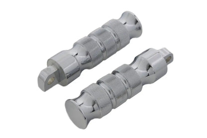 Wyatt Gatling Convex Knurled Footpeg Set - 15mm Diameter, TAIWAN by Wyatt Gatling