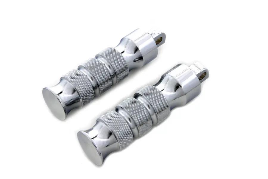 Wyatt Gatling Convex Knurled Footpeg Set - 15mm Diameter, TAIWAN by Wyatt Gatling