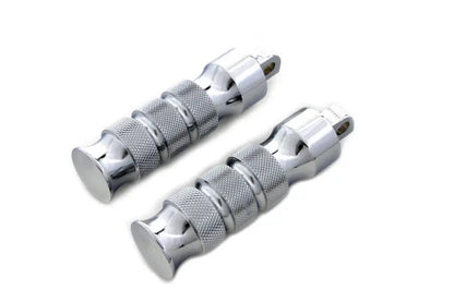 Wyatt Gatling Convex Knurled Footpeg Set - 15mm Diameter, TAIWAN by Wyatt Gatling