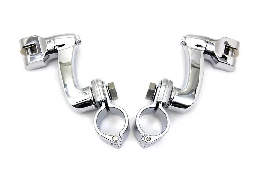 V-Twin Highway Bar Footpeg Mount Set - Adjustable Male Footpeg Mounts for Motorcycles by V-Twin