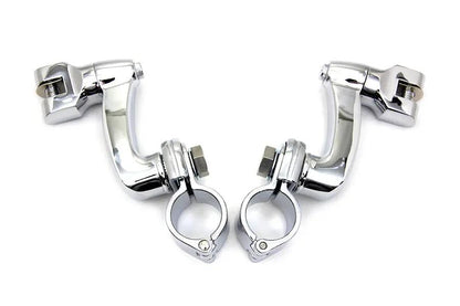 V-Twin Highway Bar Footpeg Mount Set - Adjustable Male Footpeg Mounts for Motorcycles by V-Twin
