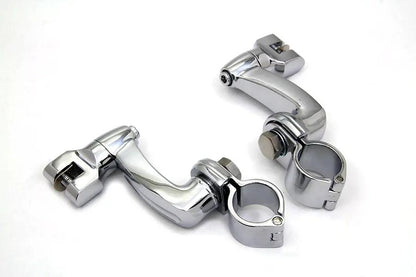 V-Twin Highway Bar Footpeg Mount Set - Adjustable Male Footpeg Mounts for Motorcycles by V-Twin