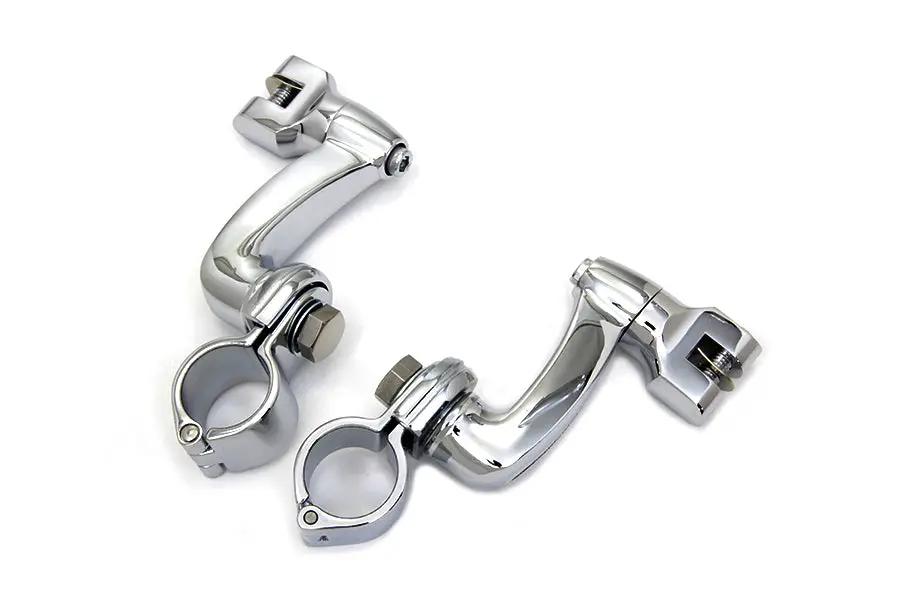 V-Twin Highway Bar Footpeg Mount Set - Adjustable Male Footpeg Mounts for Motorcycles by V-Twin