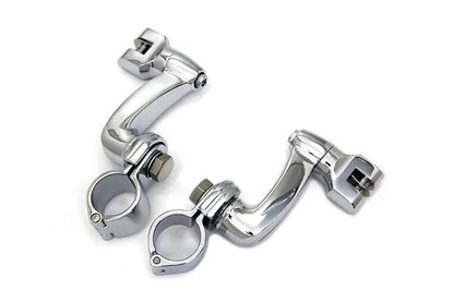 V-Twin Highway Bar Footpeg Mount Set - Adjustable Male Footpeg Mounts for Motorcycles by V-Twin