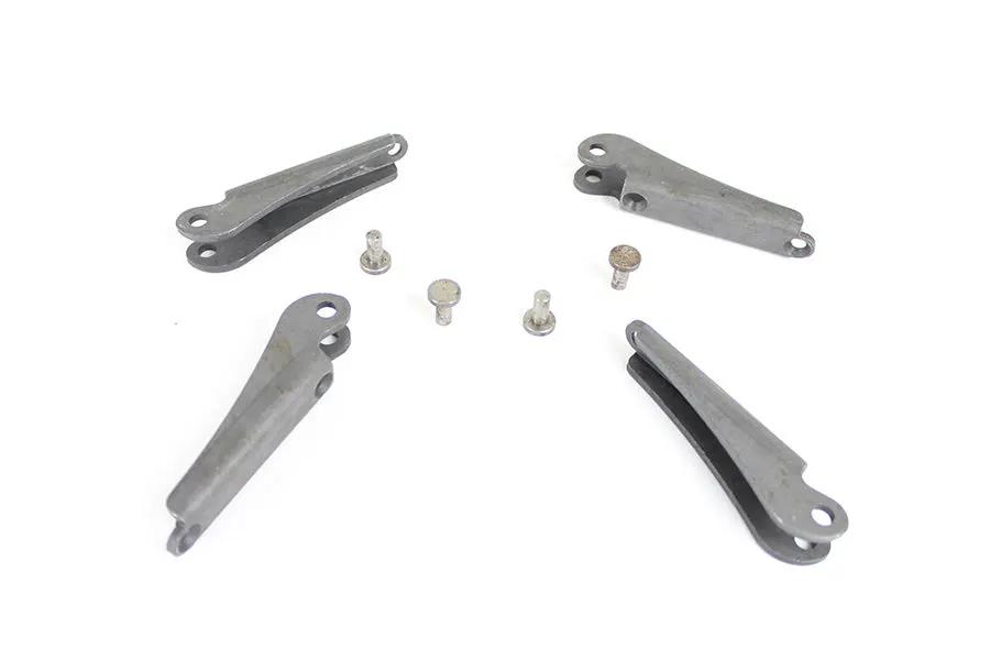 V-Twin Raw Footboard Cleat Set for Harley Davidson EL and FL Models by V-Twin