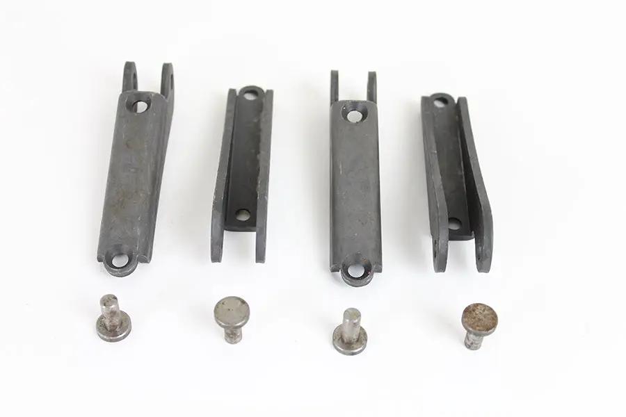 V-Twin Raw Footboard Cleat Set for Harley Davidson EL and FL Models by V-Twin