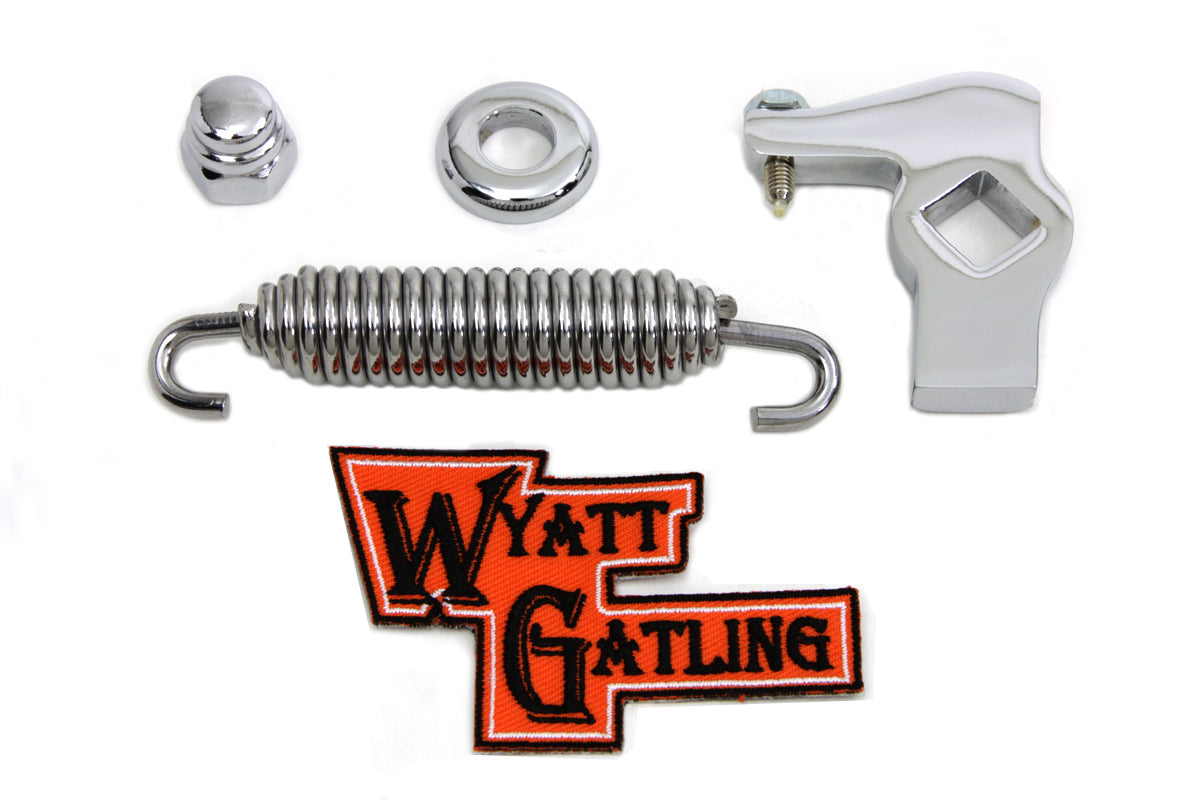 V-Twin Wyatt Gatling Adjustable Kickstand Lock Tab Kit 27-0779 for Harley-Davidson FXST