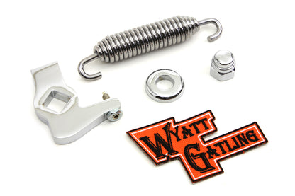 V-Twin Wyatt Gatling Adjustable Kickstand Lock Tab Kit 27-0779 for Harley-Davidson FXST