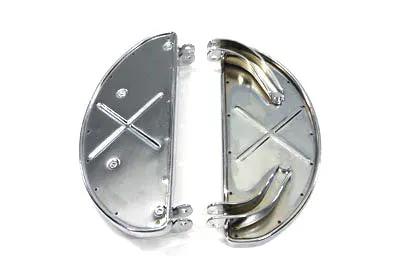 V-Twin Half Moon Footboard Set for Harley Davidson FL Models by V-Twin