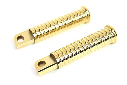 Wyatt Gatling P17-6446BR Ribbed Style Extended Footpeg Set by Wyatt Gatling