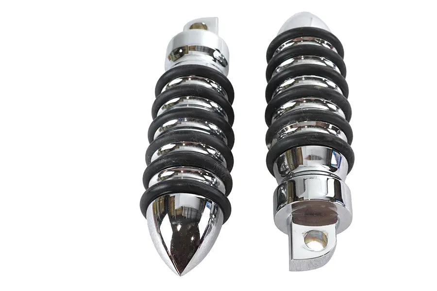 Wyatt Gatling O-Ring Style Billet Footpeg Set for Harley Davidson Softail Models by Wyatt Gatling