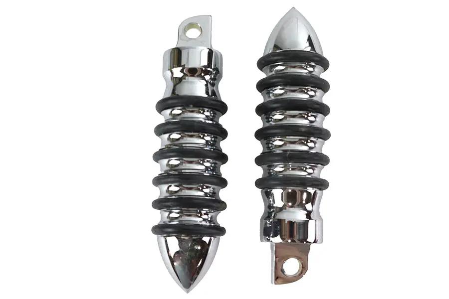 Wyatt Gatling O-Ring Style Billet Footpeg Set for Harley Davidson Softail Models by Wyatt Gatling