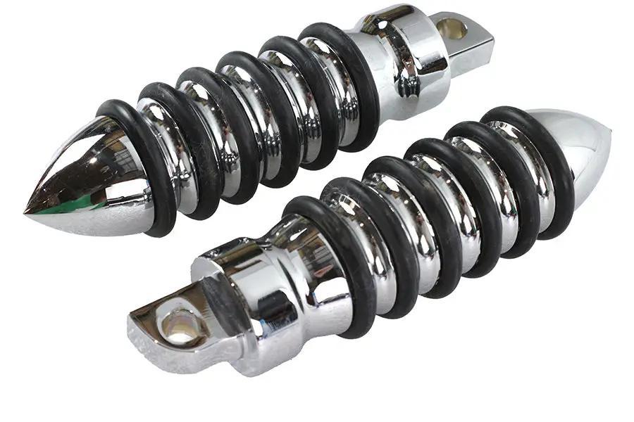 Wyatt Gatling O-Ring Style Billet Footpeg Set for Harley Davidson Softail Models by Wyatt Gatling