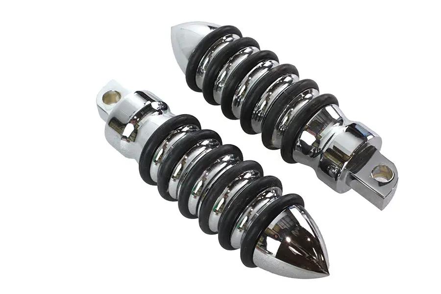Wyatt Gatling O-Ring Style Billet Footpeg Set for Harley Davidson Softail Models by Wyatt Gatling