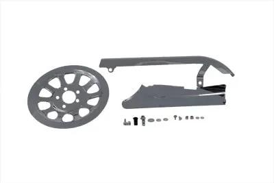 V-Twin Chrome Belt Guard Kit for Harley Davidson FXD (2007-2016) by V-Twin