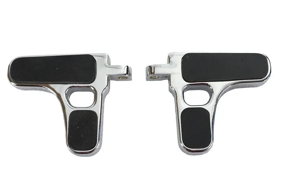 Wyatt Gatling 4545 Heel Rest and Footpeg Set with Chrome and Zinc Bolt Options by Wyatt Gatling