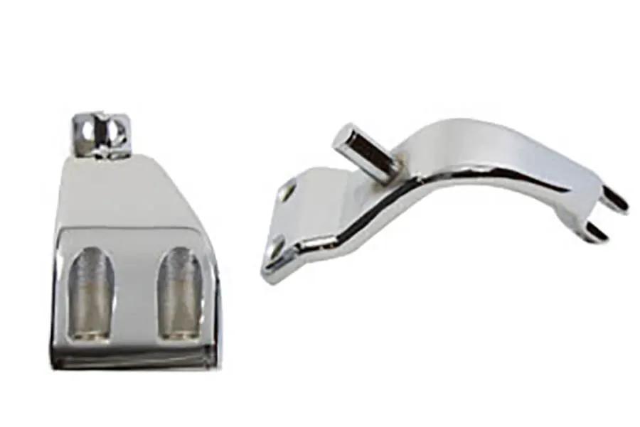 V-Twin FXD Driver Footpeg Support Set Chrome for Harley Davidson FXD (1991-2000) by V-Twin