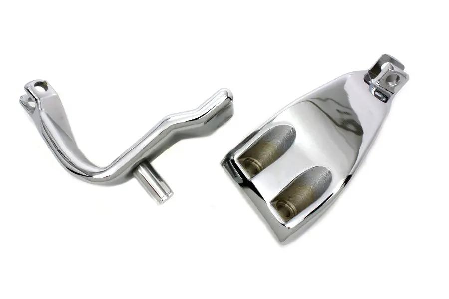 V-Twin FXD Driver Footpeg Support Set Chrome for Harley Davidson FXD (1991-2000) by V-Twin