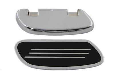 Wyatt Gatling Driver Footboard Set Chrome Streamliner Style for Harley Davidson FLT (1980-1989) by Wyatt Gatling