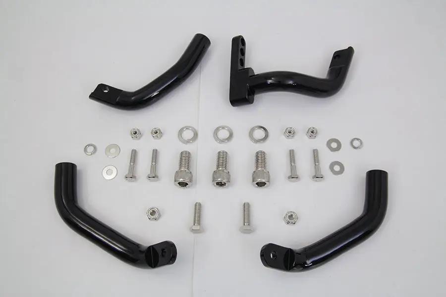 V-Twin Footboard Extension Kit in Black for Harley Davidson FLT Models by V-Twin