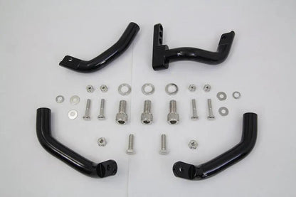 V-Twin Footboard Extension Kit in Black for Harley Davidson FLT Models by V-Twin