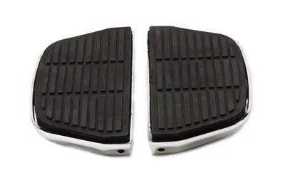 Wyatt Gatling Passenger Footboard Set with Chrome Finish for Harley Davidson FLT Models by Wyatt Gatling