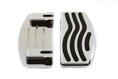 V-Twin Driver Footboard Set with Wave Design for Harley Davidson FLT Models - Part T-001 by V-Twin