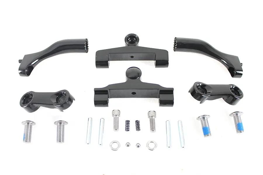 Wyatt Gatling Adjustable Passenger Footboard Mount Set for Harley Davidson FLT (1993-2002) by Wyatt Gatling