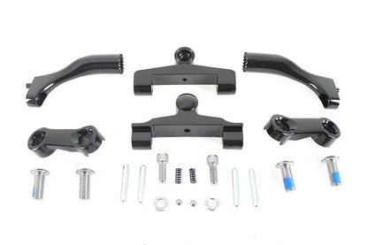 Wyatt Gatling Adjustable Passenger Footboard Mount Set for Harley Davidson FLT (1993-2002) by Wyatt Gatling