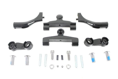 Wyatt Gatling Adjustable Passenger Footboard Mount Set for Harley Davidson FLT (1993-2002) by Wyatt Gatling