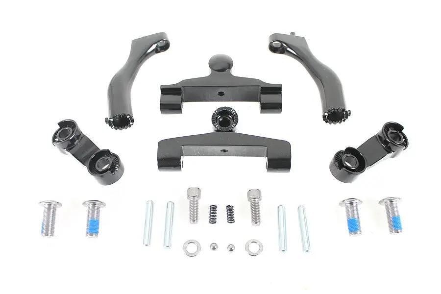 Wyatt Gatling Adjustable Passenger Footboard Mount Set for Harley Davidson FLT (1993-2002) by Wyatt Gatling
